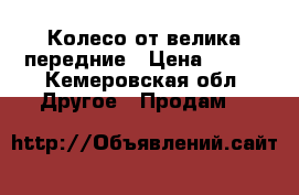 Колесо от велика передние › Цена ­ 700 - Кемеровская обл. Другое » Продам   